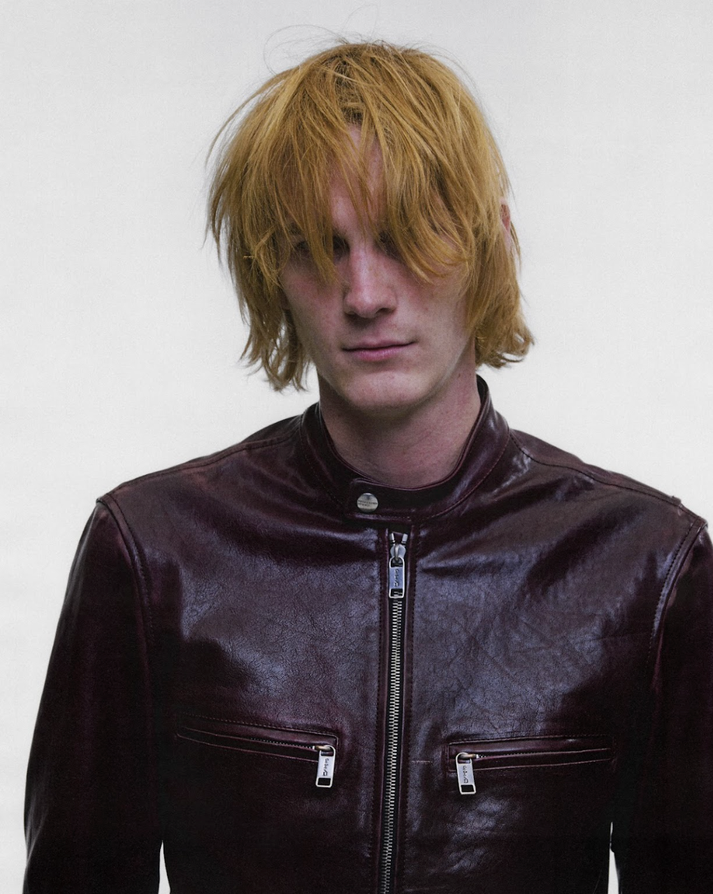 SIDE B LEATHER JACKET