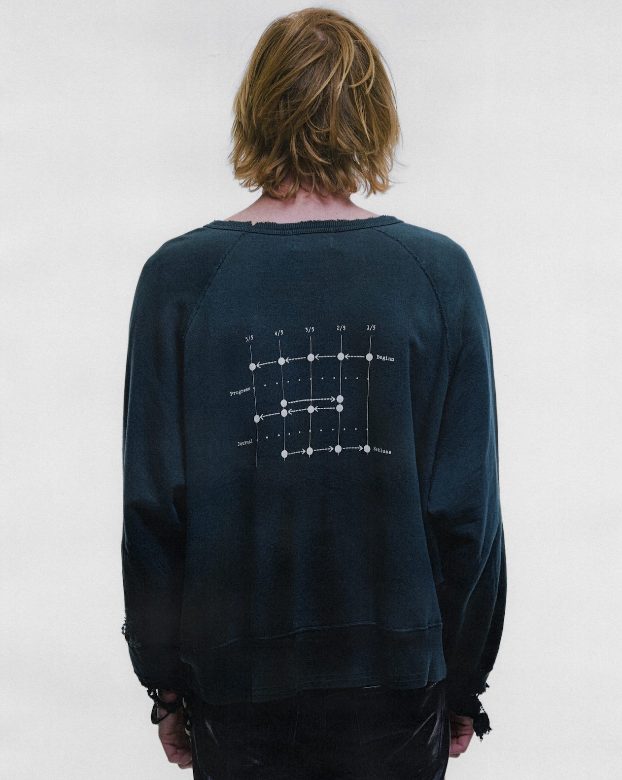 S.S.S. TV RAGLAN CREWNECK SWEATSHIRT