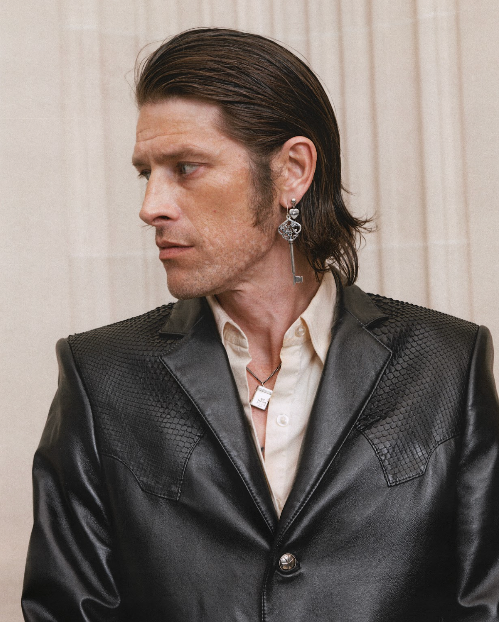WESTERN PERFECT LEATHER BLAZER