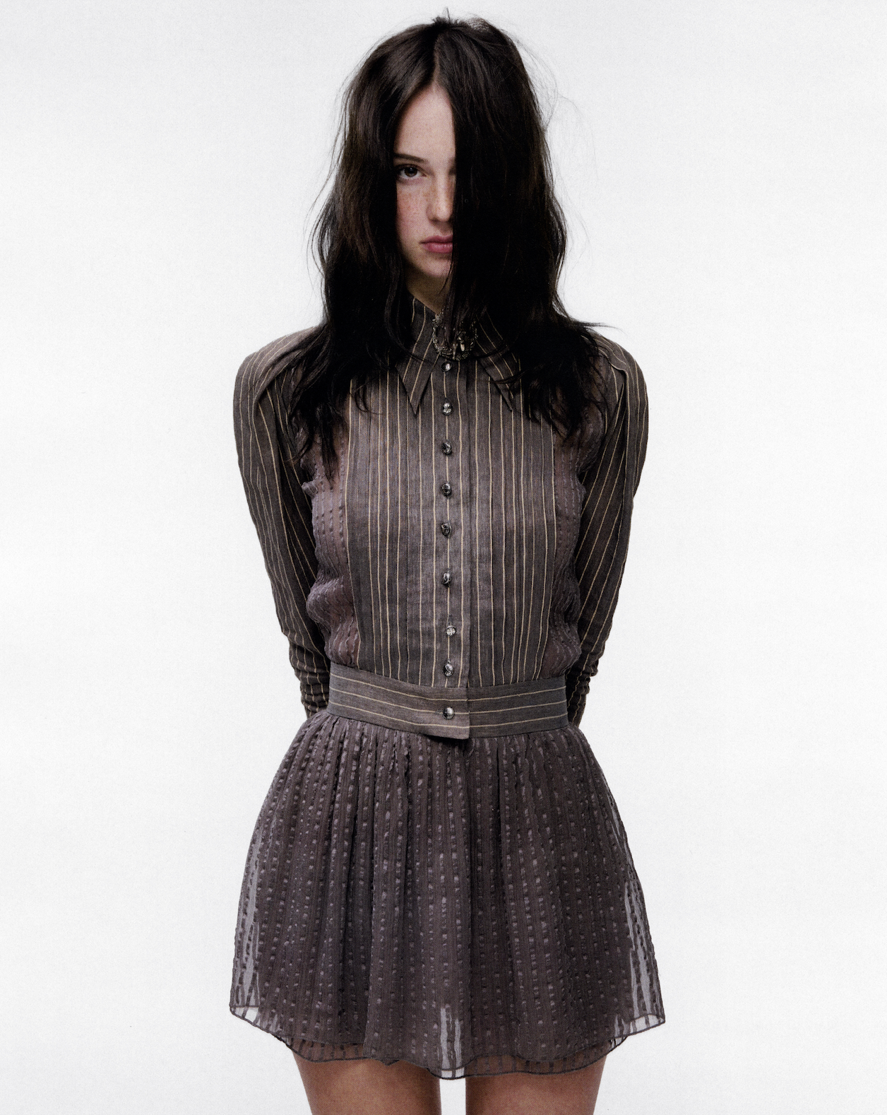 GREY ICE WATER DRESS