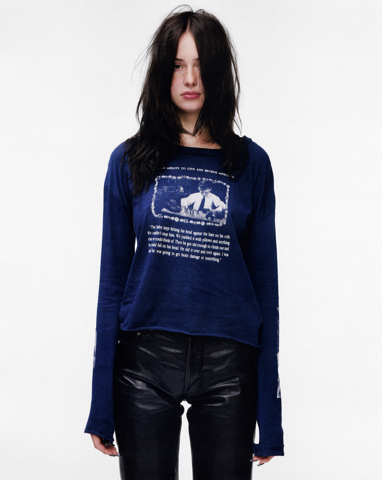 HEAD AGAINST THE BARS LS T-SHIRT