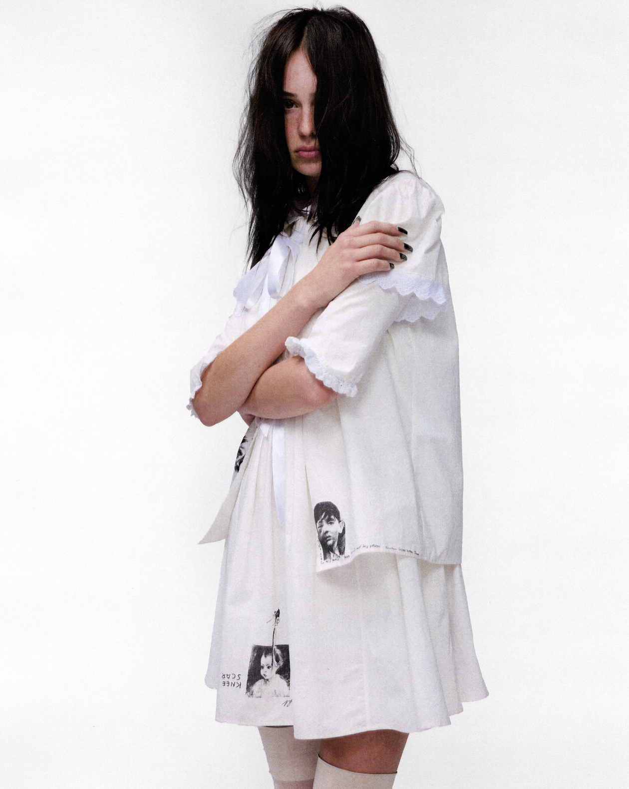 KNEE SCRAPE DOLL DRESS