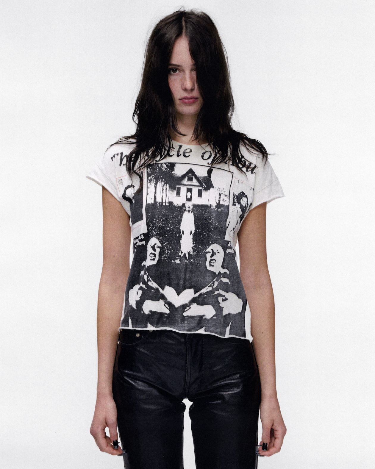 THE CYCLE OF ABUSE SHRUNKEN T-SHIRT